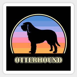 Otterhound Vintage Sunset Dog Sticker